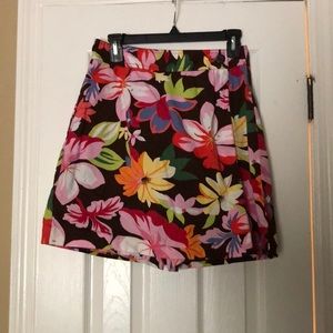Summer flower skirt-shorts